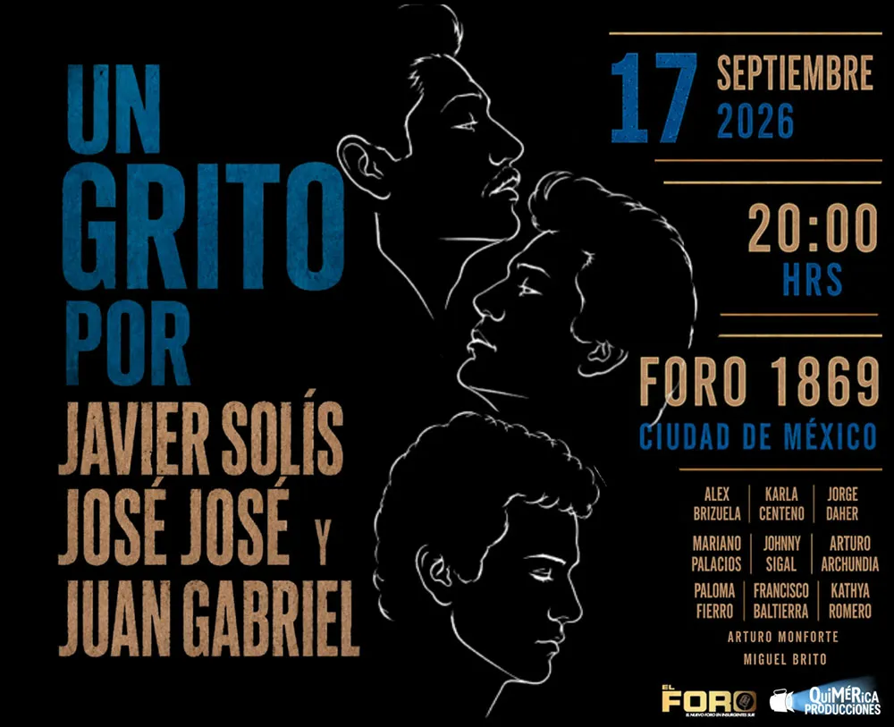 Foto 1 de Un Grito por Solís, José José y Juan Gabriel:
Concierto de quimerica